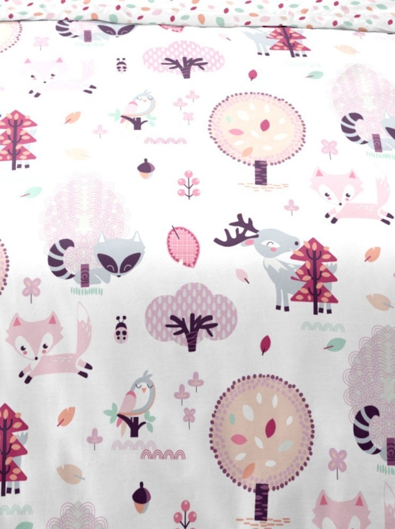Housse de couette 140x200 ZORRO + 1 taie 100% coton Blanc - Kiabi