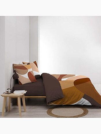 Housse de couette 2 personnes 100% coton + 2 taies d’oreiller