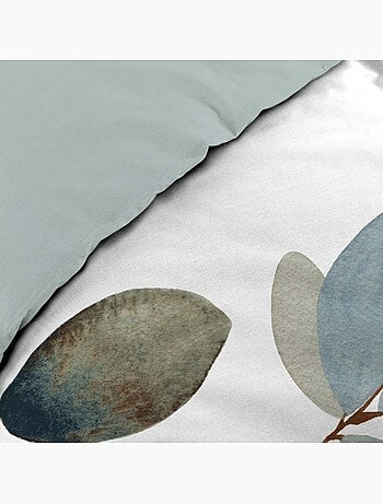 Housse de couette 2 personnes 100% coton + 2 taies d’oreiller