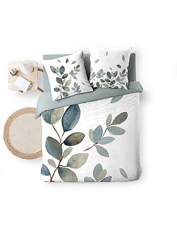 Housse de couette 2 personnes 100% coton + 2 taies d’oreiller