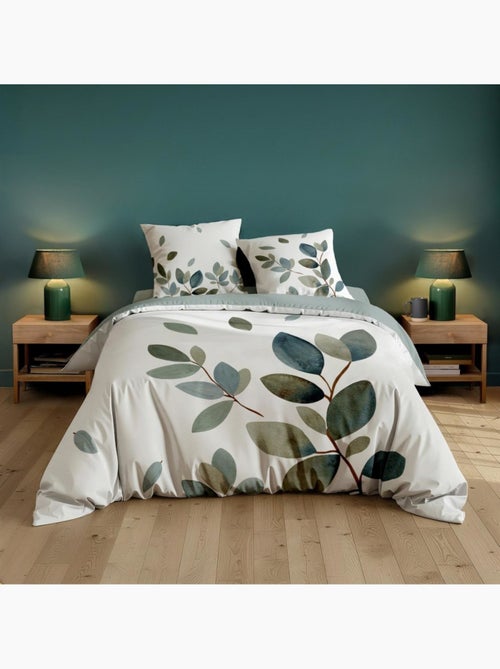 Housse de couette 2 personnes 100% coton + 2 taies d’oreiller - Kiabi