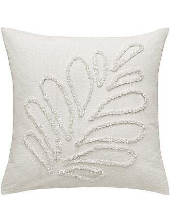 Housse de couette 2 personnes 100% coton + 2 taies finition tuftée