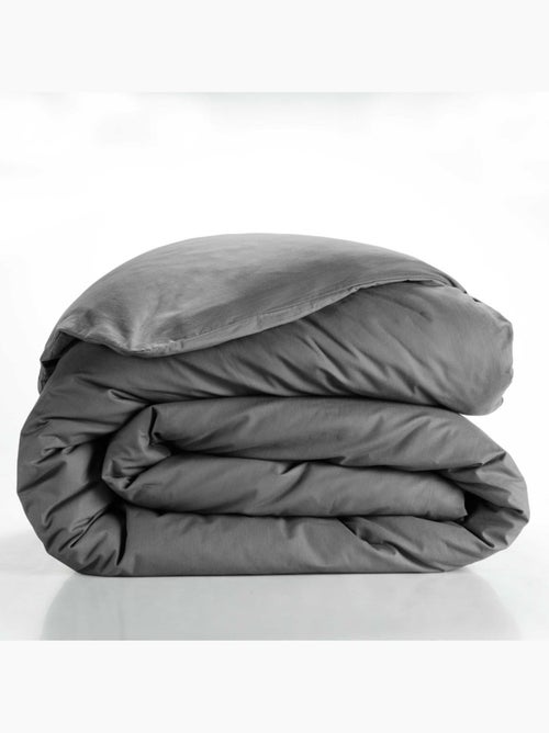 Housse de couette 2 personnes 240x220 100% coton 57fils - Kiabi