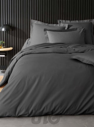 Housse de Couette 2 Personnes Percale Uni 78 fils percaline