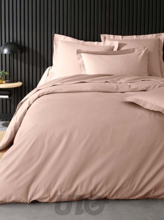 Housse de Couette 2 Personnes Percale Uni 78 fils percaline