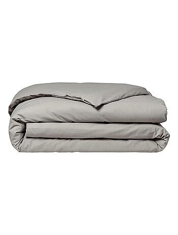 Housse de couette 2 personnes uni coton ORGANIC