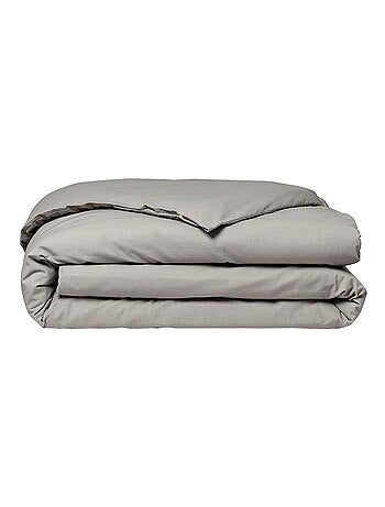 Housse de couette 2 personnes uni coton ORGANIC