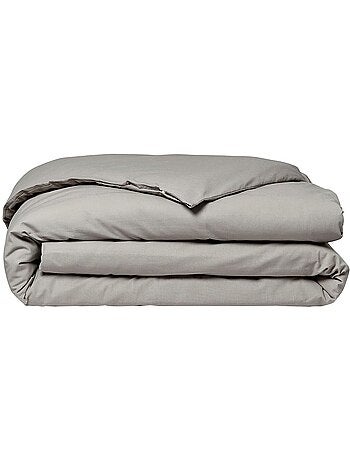 Housse de couette 2 personnes uni coton ORGANIC