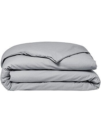 Housse de couette 2 personnes uni coton ORGANIC