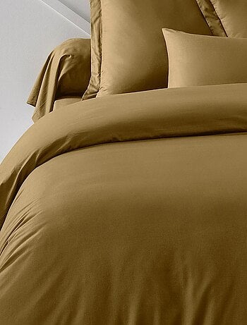 Housse de couette 2 personnes uni coton ORGANIC