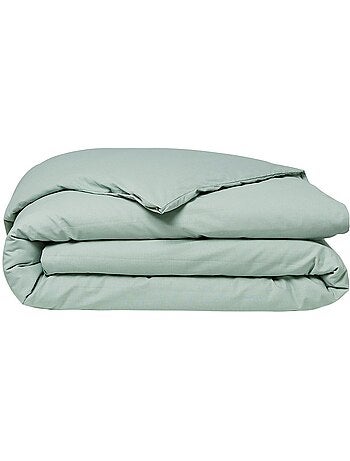 Housse de couette 2 personnes uni coton ORGANIC