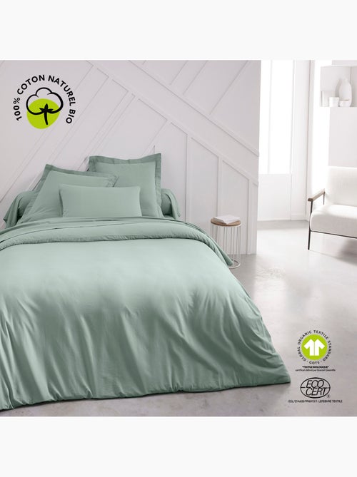 Housse de couette 2 personnes uni coton ORGANIC - Kiabi Housse de couette 2 personnes uni coton ORGANIC - Kiabi