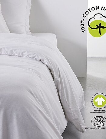 Housse de couette 2 places - 100% coton BIO