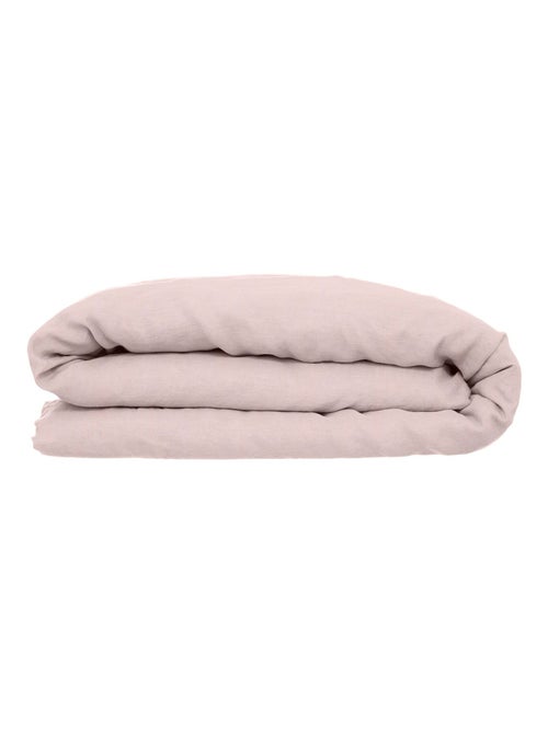 Housse de couette 2 places en 100% lin - Kiabi
