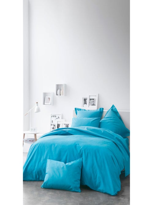 Housse de couette 2 places en coton 57 fils CHANTILLY - Kiabi