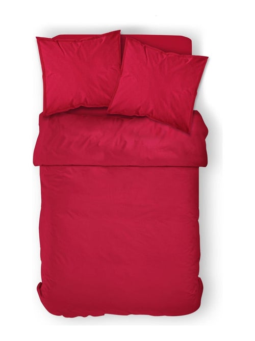 Housse de couette 2 places en coton 57 fils CHANTILLY - Kiabi