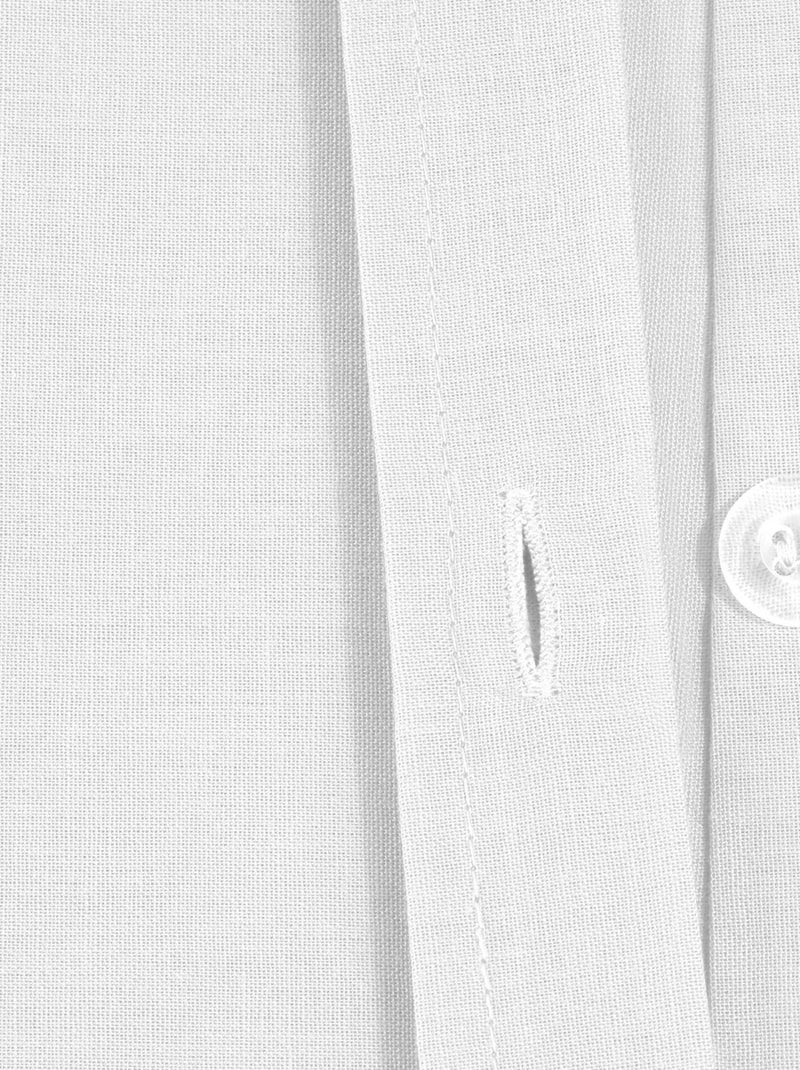 Housse de couette 2 places en coton avec fermeture à boutons CARINA Blanc - Kiabi