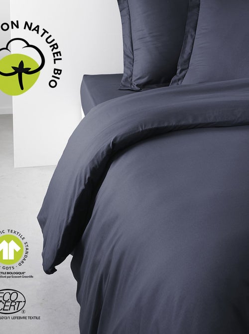Housse de couette 2 places en coton BIO grande taille - Kiabi