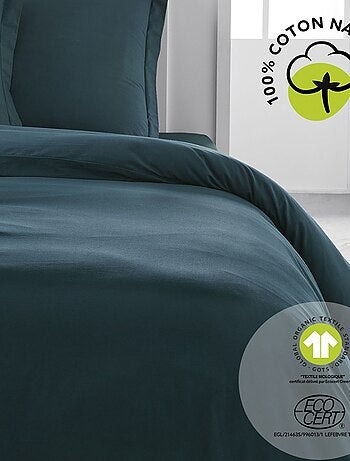 Housse de couette 2 places en coton BIO grande taille