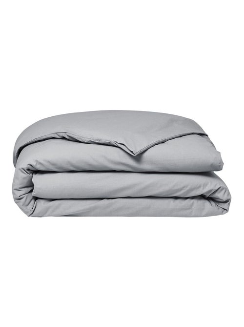 Housse de couette 2 places en coton BIO grande taille - Kiabi