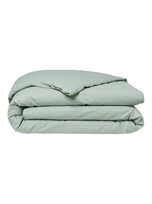 Housse de couette 2 places en coton BIO grande taille - Kiabi