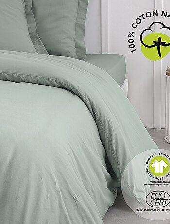 Housse de couette 2 places en coton BIO