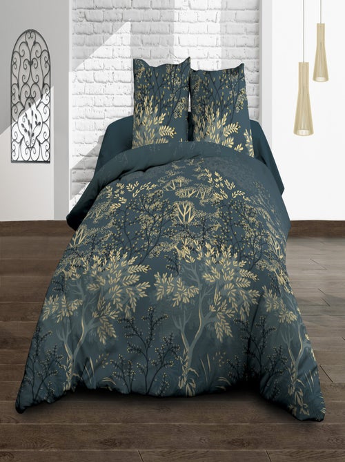 Housse de couette + 2 taies - Pur coton 57 fils - Hevea - Kiabi Housse de couette + 2 taies - Pur coton 57 fils - Hevea - Kiabi