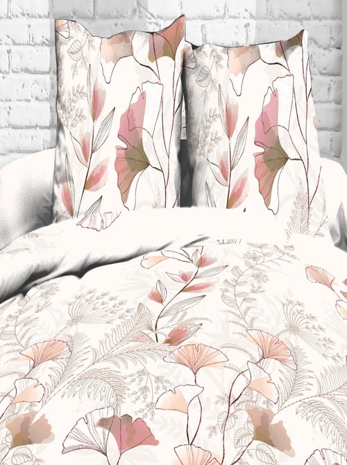 Housse de couette + 2 taies - Pur coton 57 fils - Kyoto - Kiabi Housse de couette + 2 taies - Pur coton 57 fils - Kyoto - Kiabi