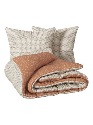 Housse de couette + 2 taies 220 x 240 cm Posey