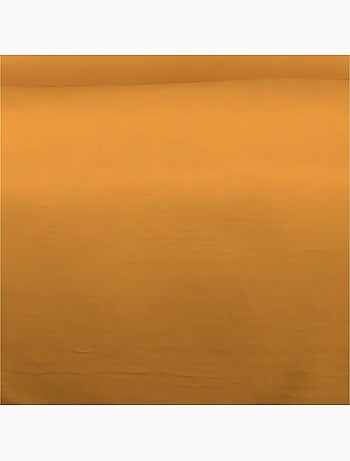 Housse de couette + 2 taies 240 x 260 cm microfibre lavee Intemporel moutarde