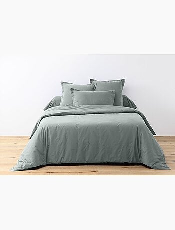 Housse de couette + 2 taies 240 x 260 cm Passion jaune