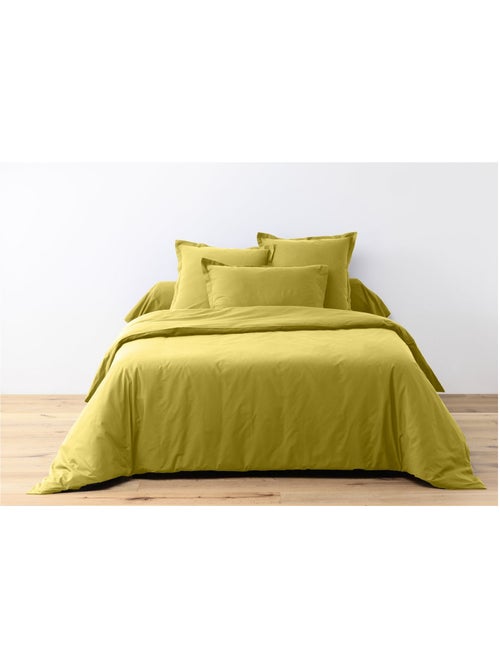 Housse de couette + 2 taies 240 x 260 cm Passion jaune - Kiabi Housse de couette + 2 taies 240 x 260 cm Passion jaune - Kiabi