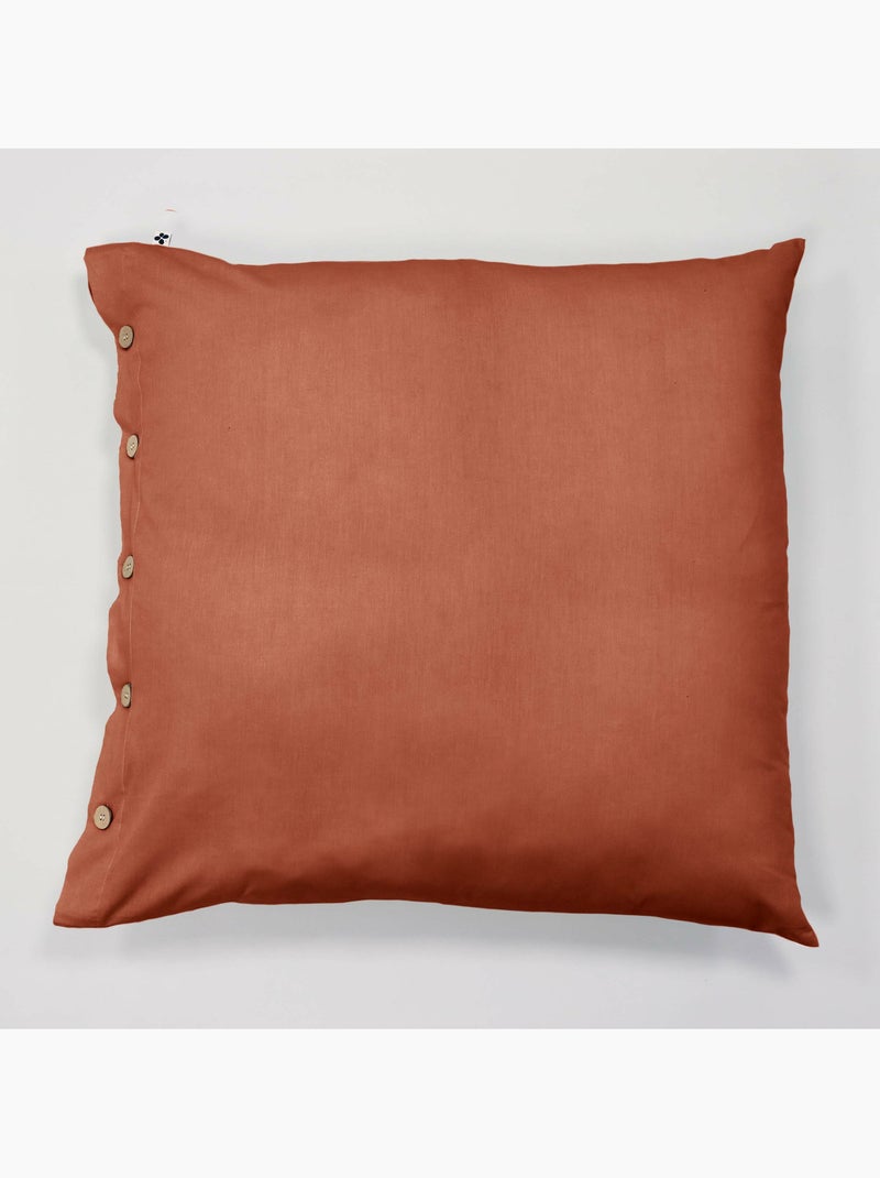 Housse de couette + 2 taies 65 x 65 cm 100% percale de coton – perrine Tomette - Kiabi