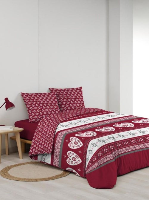 Housse de couette + 2 taies ALPAGE 100% coton - Kiabi Housse de couette + 2 taies ALPAGE 100% coton - Kiabi