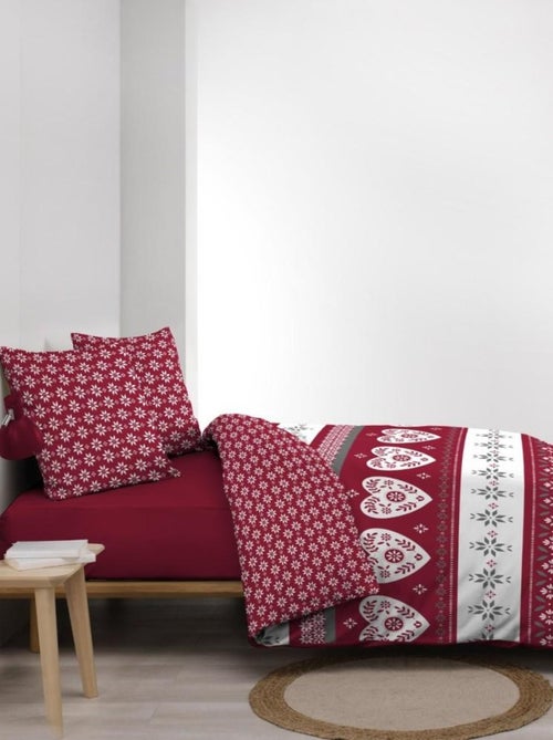 Housse de couette + 2 taies ALPAGE 100% coton - Kiabi Housse de couette + 2 taies ALPAGE 100% coton - Kiabi