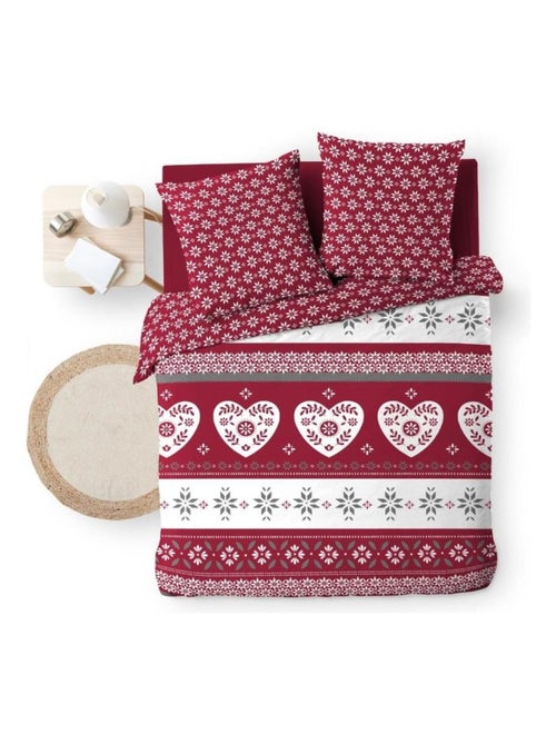 Housse de couette + 2 taies ALPAGE 100% coton - Kiabi Housse de couette + 2 taies ALPAGE 100% coton - Kiabi