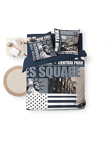 Housse de couette + 2 taies Brooklyn