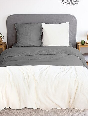 Housse de couette + 2 taies Chaude et douillette