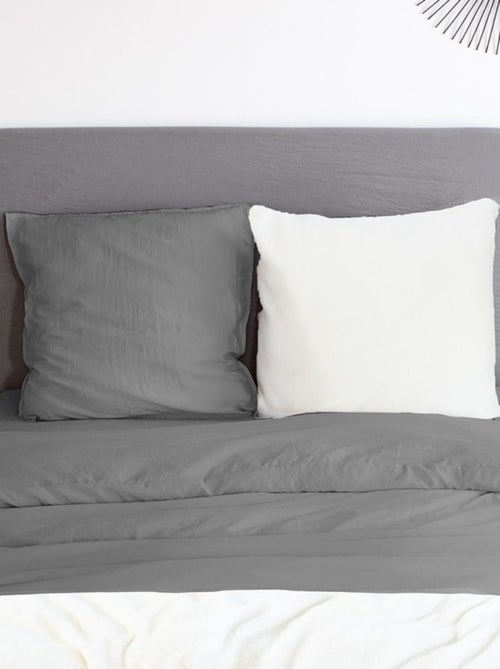 Housse de couette + 2 taies Chaude et douillette - Kiabi
