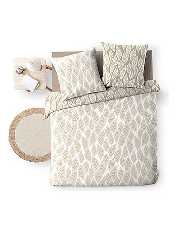 Housse de couette + 2 taies Collection Fleurs Marava