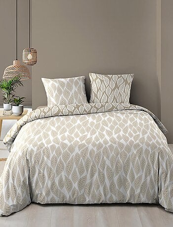 Housse de couette + 2 taies Collection Fleurs Marava