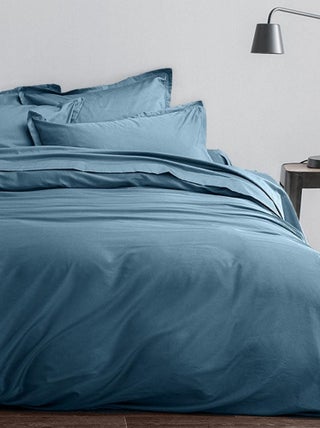 Housse de couette + 2 taies d'oreiller 63x63 cm Satin de Coton
