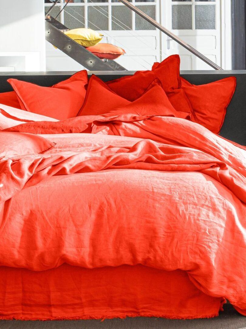 Couvre-lit Matelassé 2 Personnes Autrefois Frenchy Coeur - 230x250 Cm + 2 Taies 65x65 Cm