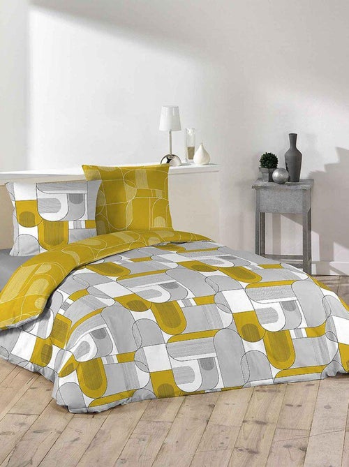 Housse de couette + 2 taies d'oreiller Sotchi - Kiabi Housse de couette + 2 taies d'oreiller Sotchi - Kiabi