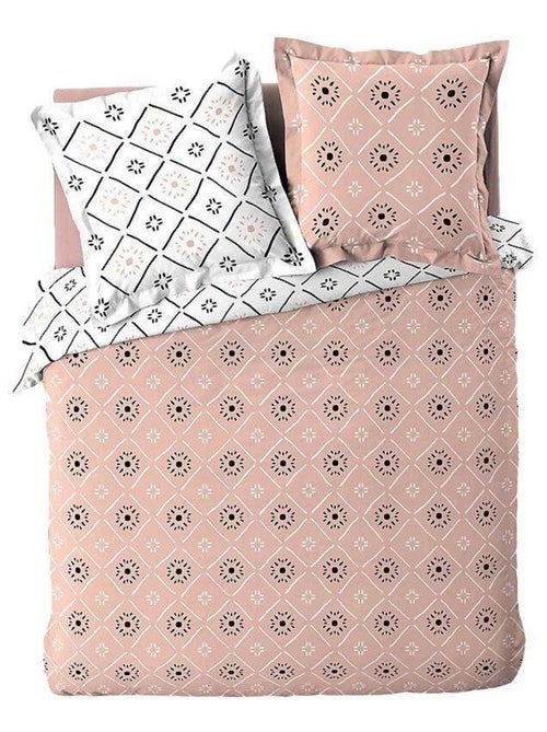 Housse de couette + 2 taies d'oreiller Tahina - Kiabi Housse de couette + 2 taies d'oreiller Tahina - Kiabi