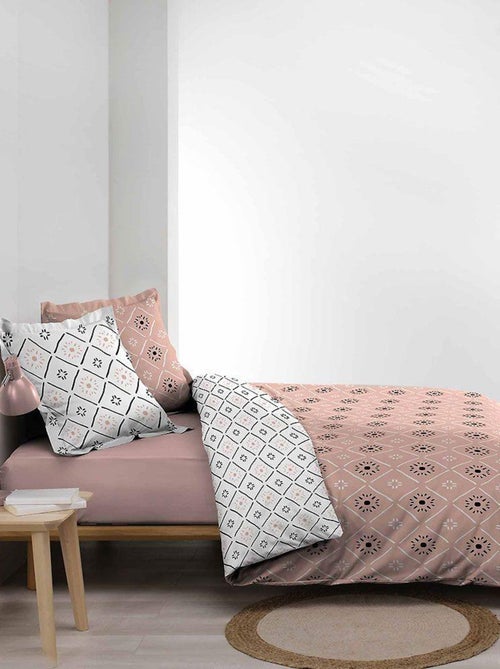 Housse de couette + 2 taies d'oreiller Tahina - Kiabi Housse de couette + 2 taies d'oreiller Tahina - Kiabi