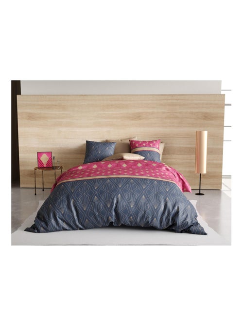 Housse de couette + 2 taies Lilya - Kiabi