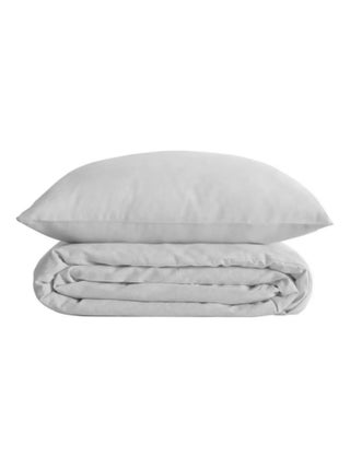 Housse de couette + 2 taies Percale de coton Uni