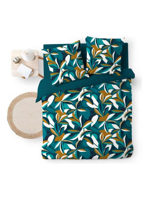 Housse de couette + 2 taies polycoton Collection Lavinya - Kiabi