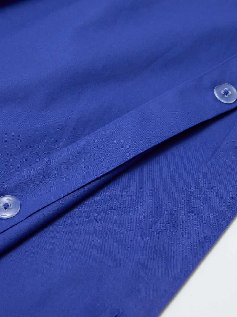 Housse de couette (200 x 200cm) - Kiabi Home Bleu - Kiabi